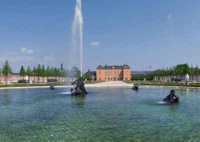 View of the Schwetzingen Castle