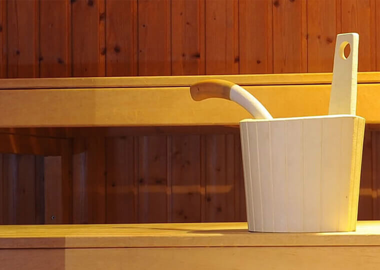 Saunieren im Hotell Adler Post Bild unserer Sauna