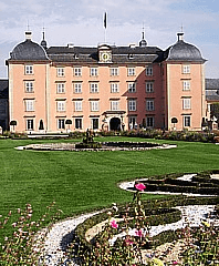 Schwetzinger Castle View from inside