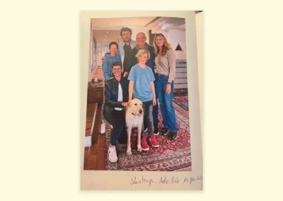 Gästebucheintrag von Familie Graf/Agassi